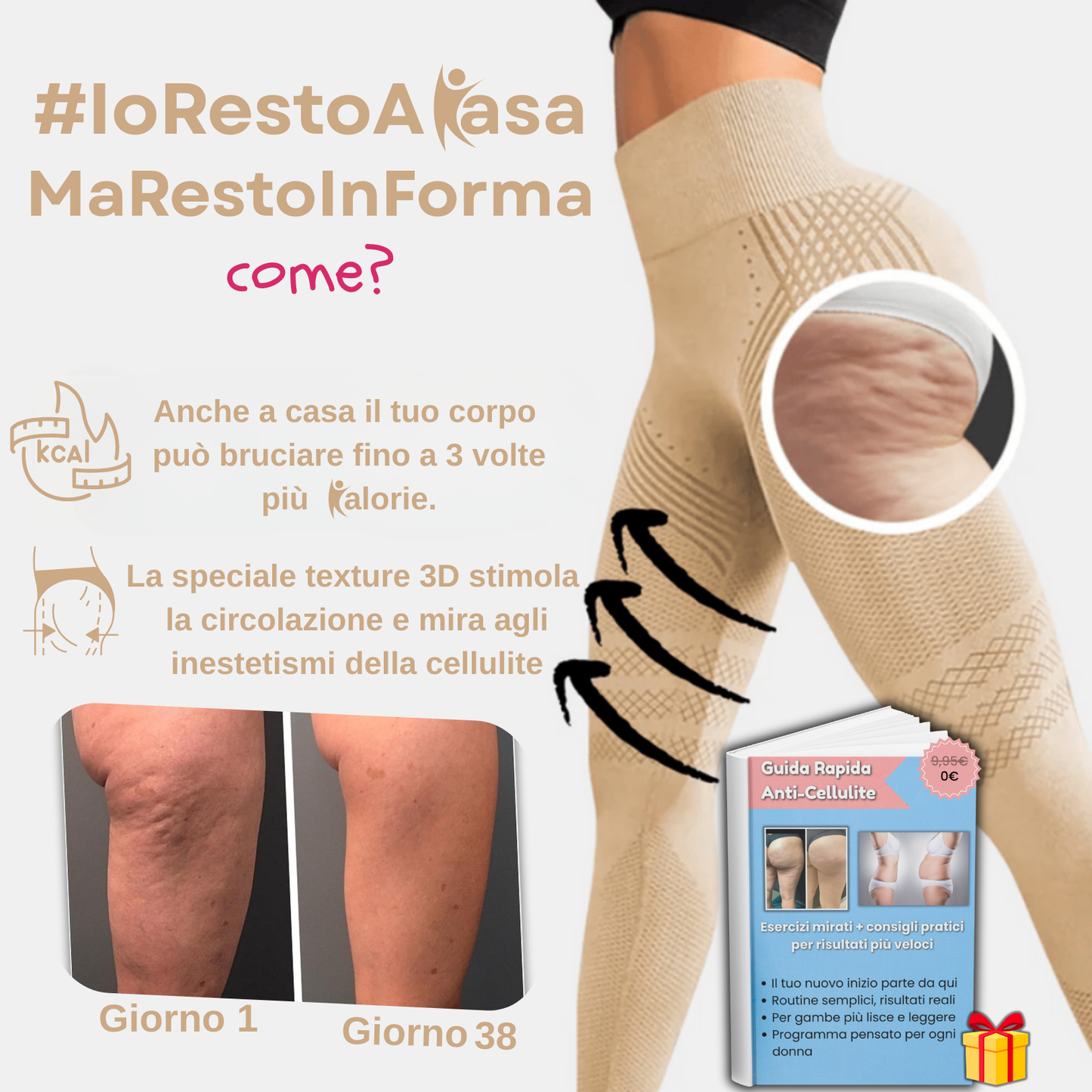 Vilèna® Leggings 3D Anticellulite